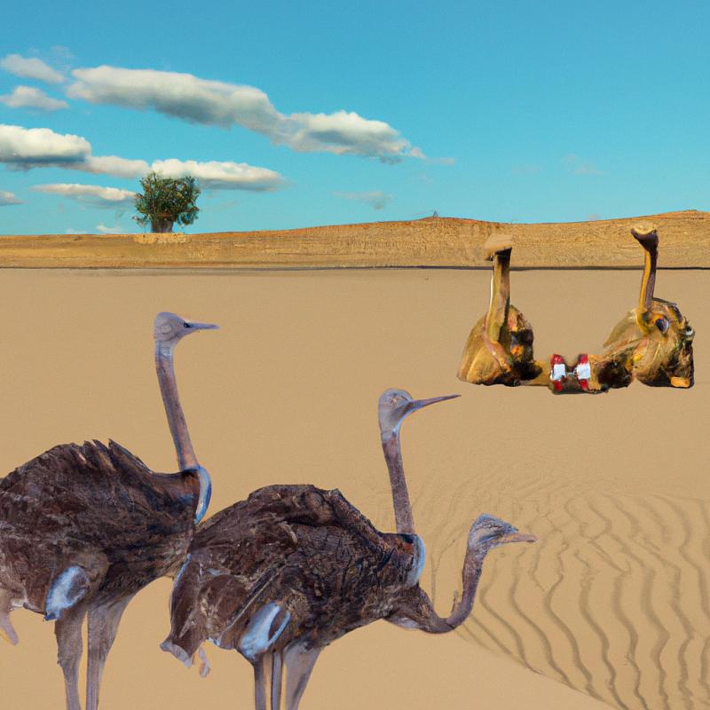 Objev mutantních pštrosů na samotě uprostřed pouště. - foto 3