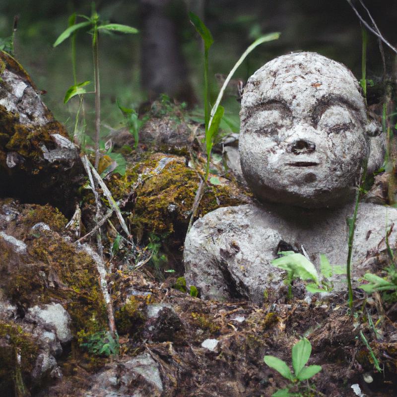 Živé kamenné sochy: Toto tajemné místo našli pouze ti, kdo se ztratili v lese. - foto 1
